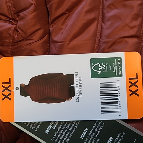 NWT Womens 32° HEAT PUFFER JACKET Light Weight Down XXL - Picture 5 of 8